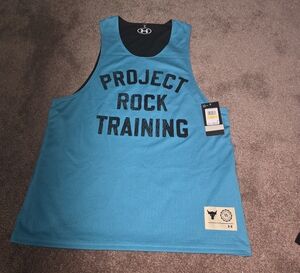 Under Armour Teal Project Rock Training Tank